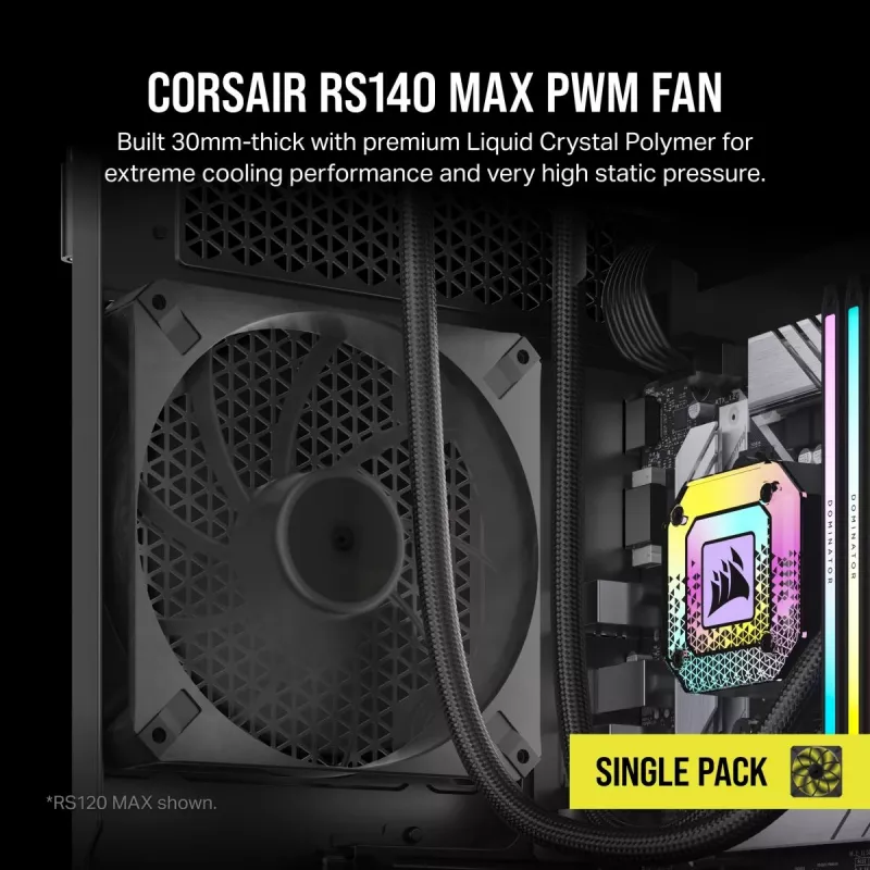 CORSAIR Lüfter - Rs Series Rs140 Max 140mm Einzelpackung