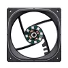 Jonsbo FR-505BR 12 cm Lüfter Schwarz Weiß 800-1800 U/min 47,2 CFM