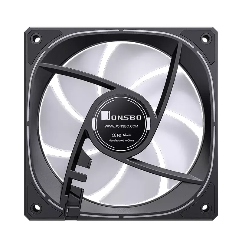 Jonsbo FR-505BR 12 cm Lüfter Schwarz Weiß 800-1800 U/min 47,2 CFM