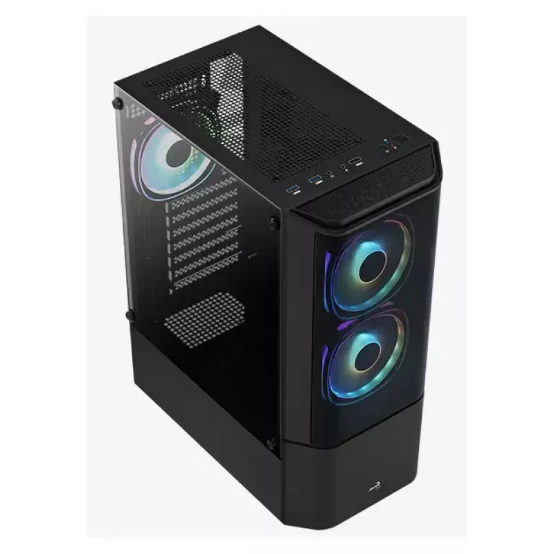 PC-Gehäuse Aerocool Quantum Midi Tower Schwarz