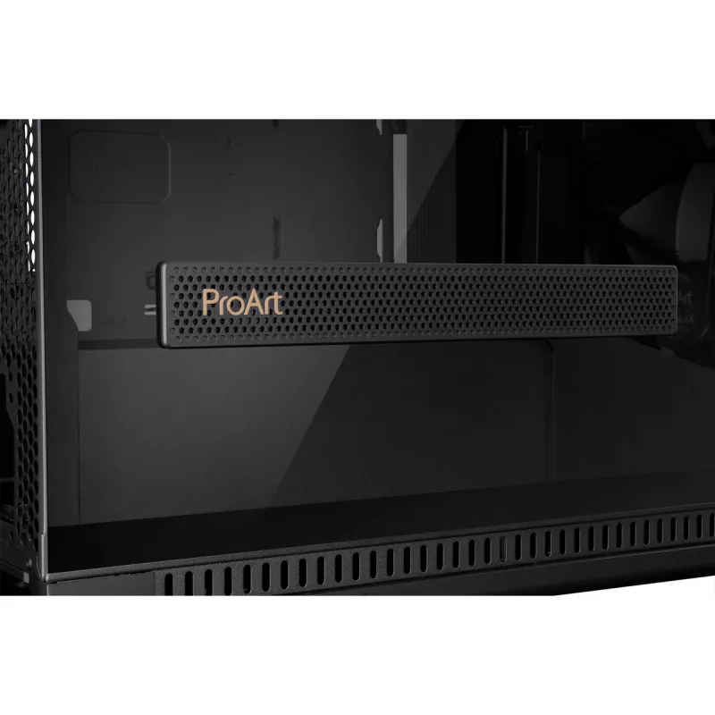 PC-Gehäuse ASUS ProArt PA602 Midi Tower Schwarz – ATX/EATX-Unterstützung, gehärtetes Glas, 2x 200-mm-Frontlüfter, 360-mm-Top-Radiator, GPU bis 450 mm