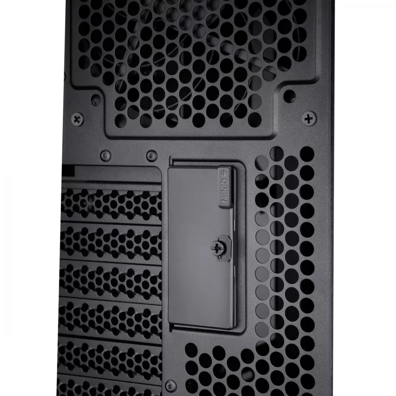 PC-Gehäuse ASUS ProArt PA602 Midi Tower Schwarz – ATX/EATX-Unterstützung, gehärtetes Glas, 2x 200-mm-Frontlüfter, 360-mm-Top-Radiator, GPU bis 450 mm