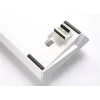 Ducky One 3 Mini Pure White Tastatur Gaming USB Deutsch 61 Tasten RGB LED