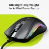 Gaming-Maus Glorious Gaming Model O 2 Mini Gaming-Maus RGB Schwarz