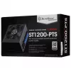 Stromversorgung SILVERSTONE ST1200-PTS 1200 W 80 PLUS Platinum, 20+4-Pin ATX, 120-mm-Lüfter, Schwarz