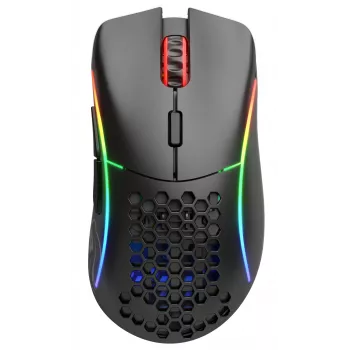 Glorious Gaming Glorious Model D Wireless – Mattschwarz, Rechtshänder, RF Wireless, 19000 DPI, Schwarz