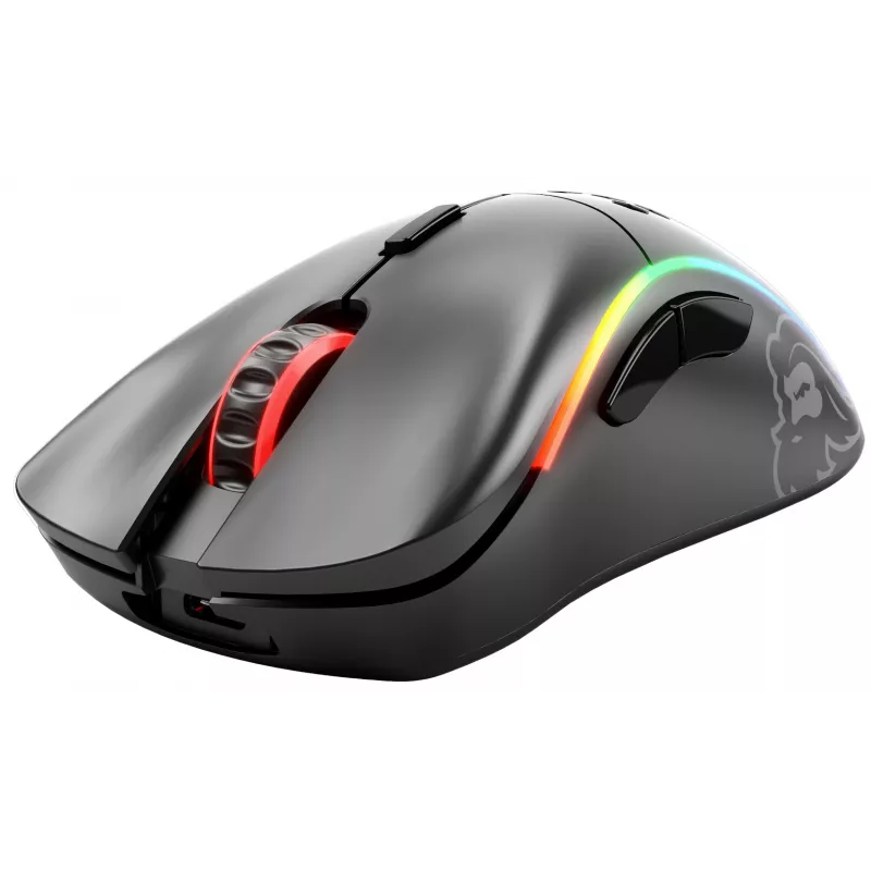 Glorious Gaming Glorious Model D Wireless – Mattschwarz, Rechtshänder, RF Wireless, 19000 DPI, Schwarz