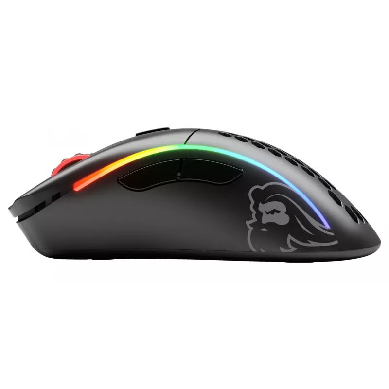 Glorious Gaming Glorious Model D Wireless – Mattschwarz, Rechtshänder, RF Wireless, 19000 DPI, Schwarz
