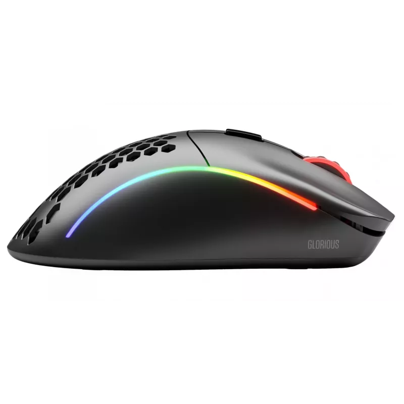 Glorious Gaming Glorious Model D Wireless – Mattschwarz, Rechtshänder, RF Wireless, 19000 DPI, Schwarz