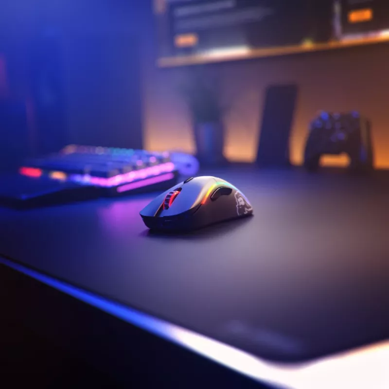 Glorious Gaming Glorious Model D Wireless – Mattschwarz, Rechtshänder, RF Wireless, 19000 DPI, Schwarz