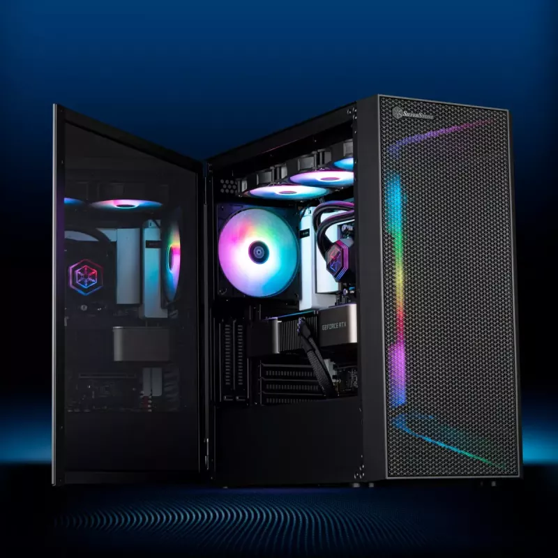 PC-Gehäuse Silverstone SETA H1 Midi Tower Schwarz
