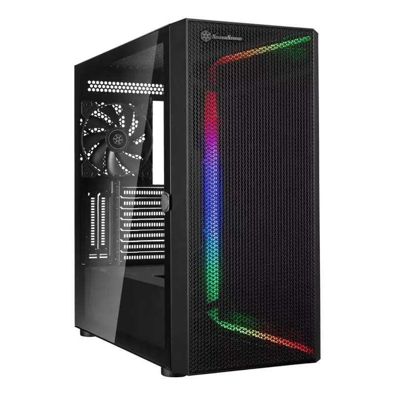 PC-Gehäuse Silverstone SETA H1 Midi Tower Schwarz