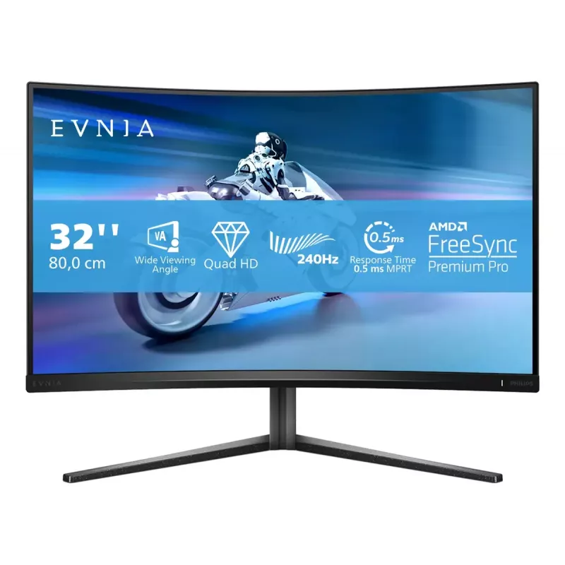 Philips Evnia 5000 32M2C5500W/00 Computer Monitor 80 cm (31,5 Zoll) 2560 x 1440 Pixel Quad HD LCD Schwarz