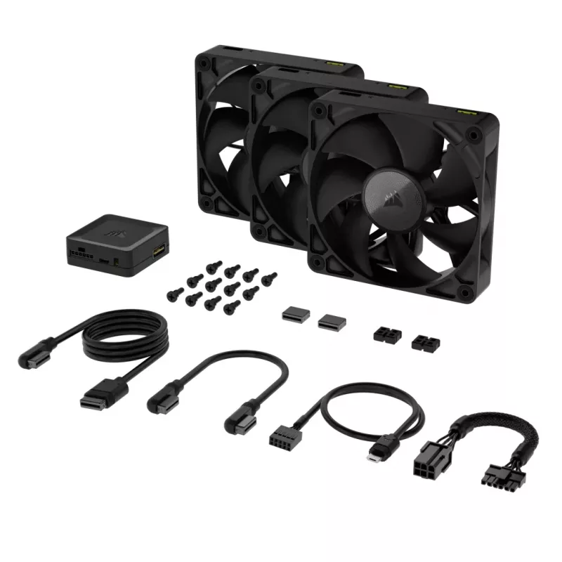 CORSAIR Rx Series iCUE LINK RX120 120-mm-Lüfter Triple-Fan-Kit