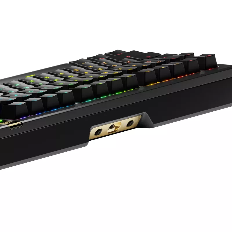 Mechanische Gaming-Tastatur GLORIOUS GMMK 3 PRO HE 75% Wireless RF + Bluetooth, RGB, US QWERTY, Schwarz