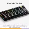 Mechanische Gaming-Tastatur GLORIOUS GMMK 3 PRO HE 75% Wireless RF + Bluetooth, RGB, US QWERTY, Schwarz