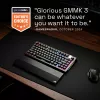 Mechanische Gaming-Tastatur GLORIOUS GMMK 3 PRO HE 75% Wireless RF + Bluetooth, RGB, US QWERTY, Schwarz