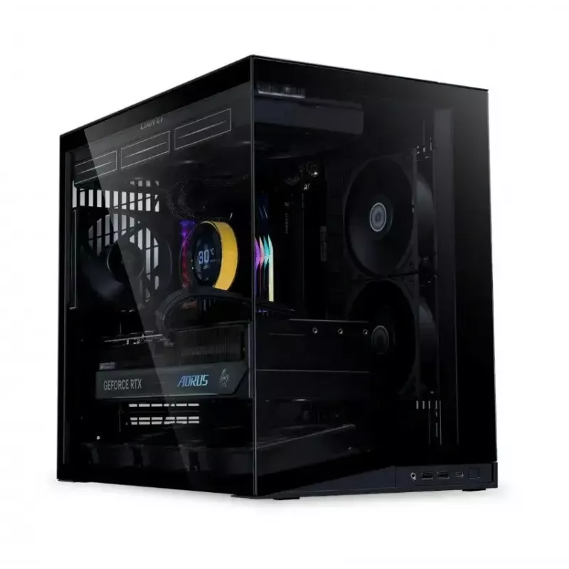 Computergehäuse Lian Li PC-Gehäuse O11 Dynamic Mini V2 Flow Schwarz