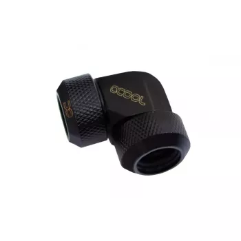 Fitting Alphacool 17444 Messing Schwarz 34mm Kühlsystem