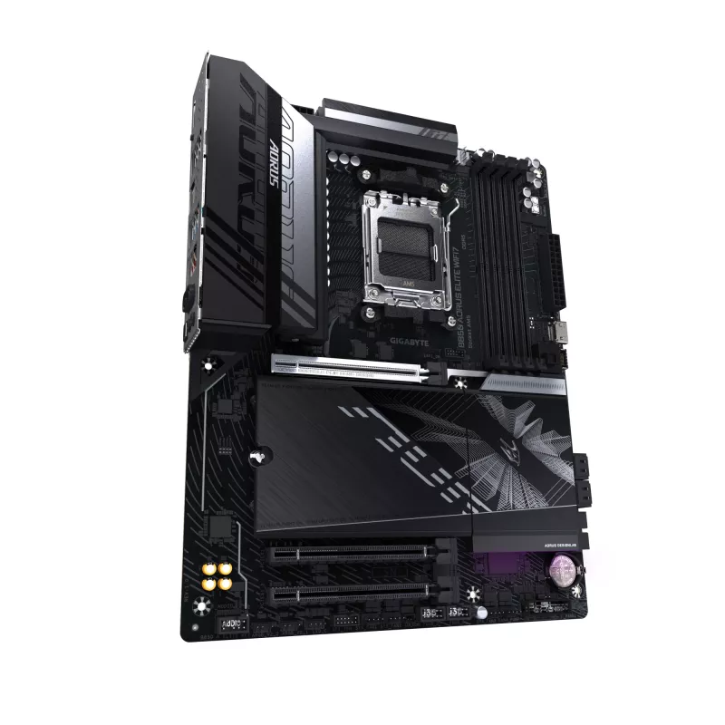 Motherboard GIGABYTE B850 AORUS ELITE WIFI7 — AMD B850, Sockel AM5, ATX, DDR5, 4x DIMM, 256 GB, Wi‑Fi 7, 2,5 Gb LAN