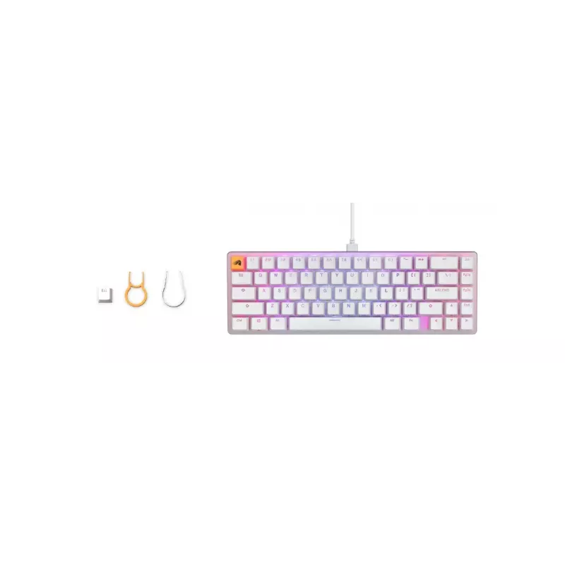 Tastatur Glorious PC Gaming Race GMMK 2 65% Mechanical RGB Weiß