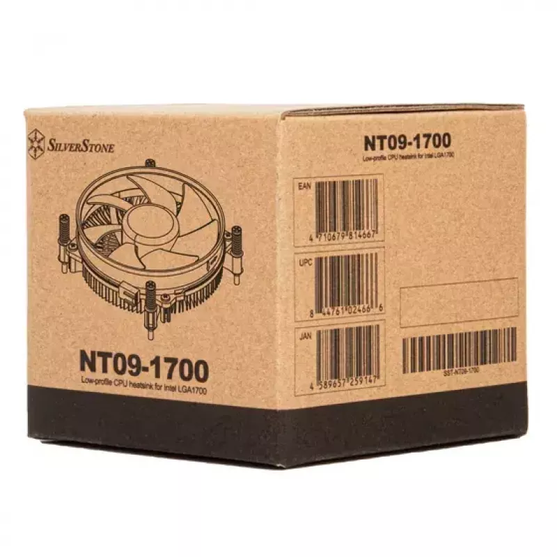 Luftkühler Silverstone NT09-1700 9,2 cm Schwarz