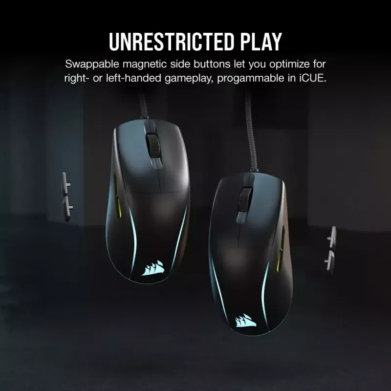 Corsair M75 Leichtgewichtig RGB USB Typ-A Maus