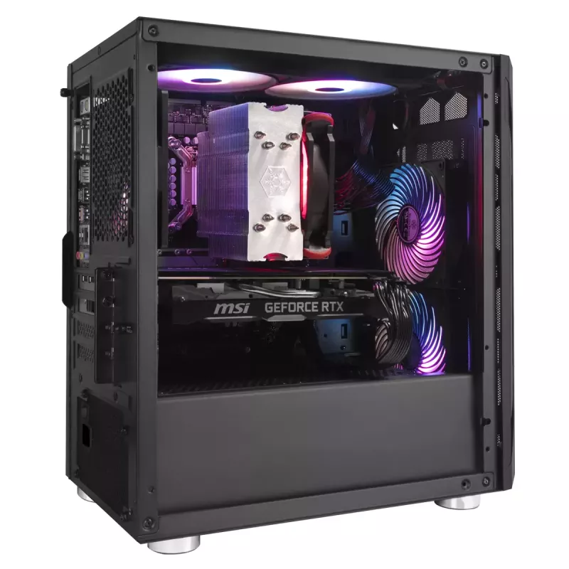 PC-Gehäuse Silverstone FARA H1M Micro Tower Schwarz