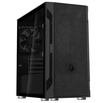 PC-Gehäuse Silverstone FARA H1M Micro Tower Schwarz