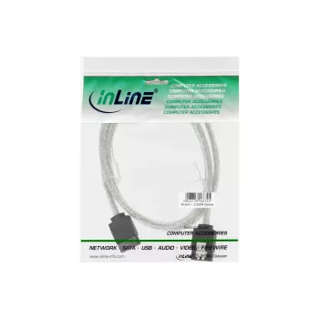InLine SATA 6Gb/s Rundkabel mit Verriegelungen 0,5m