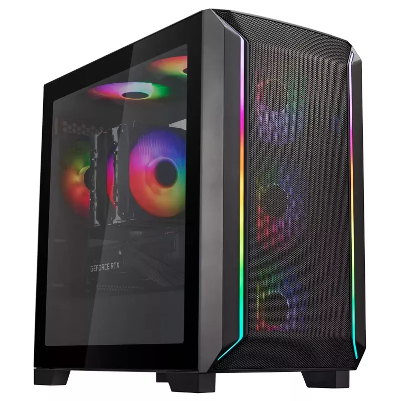 PC-Gehäuse Silverstone FARA 312Z Midi Tower Schwarz