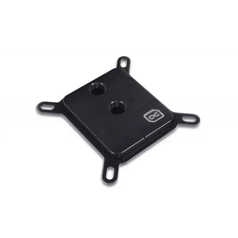 Wasserkühler + Backplate Aquatuning GmbH 13058 Acetal Kupfer Schwarz 63mm 73mm 21mm
