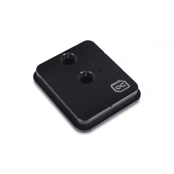Wasserkühler + Backplate Aquatuning GmbH 13058 Acetal Kupfer Schwarz 63mm 73mm 21mm