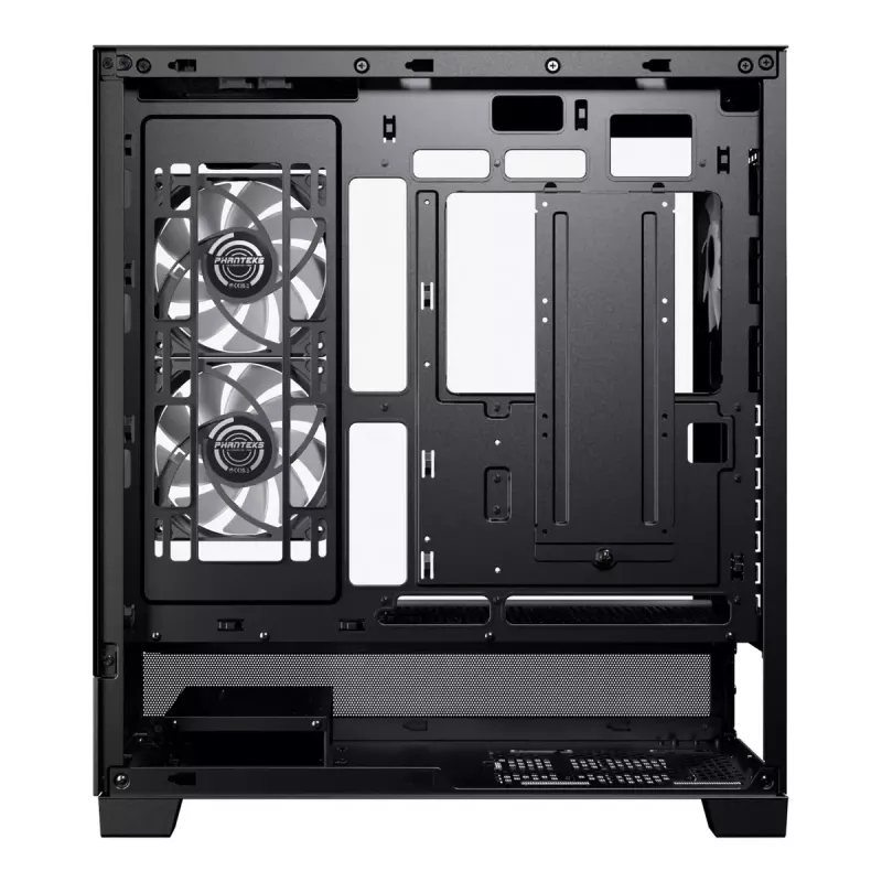 PC-Gehäuse Phanteks XT View Tower Schwarz — Midi-Tower, gehärtetes Glas, RGB, unterstützt ATX/EATX/Micro-ATX/Mini-ITX, GPU bis zu 41,5 cm, CPU-Kühler 184 mm