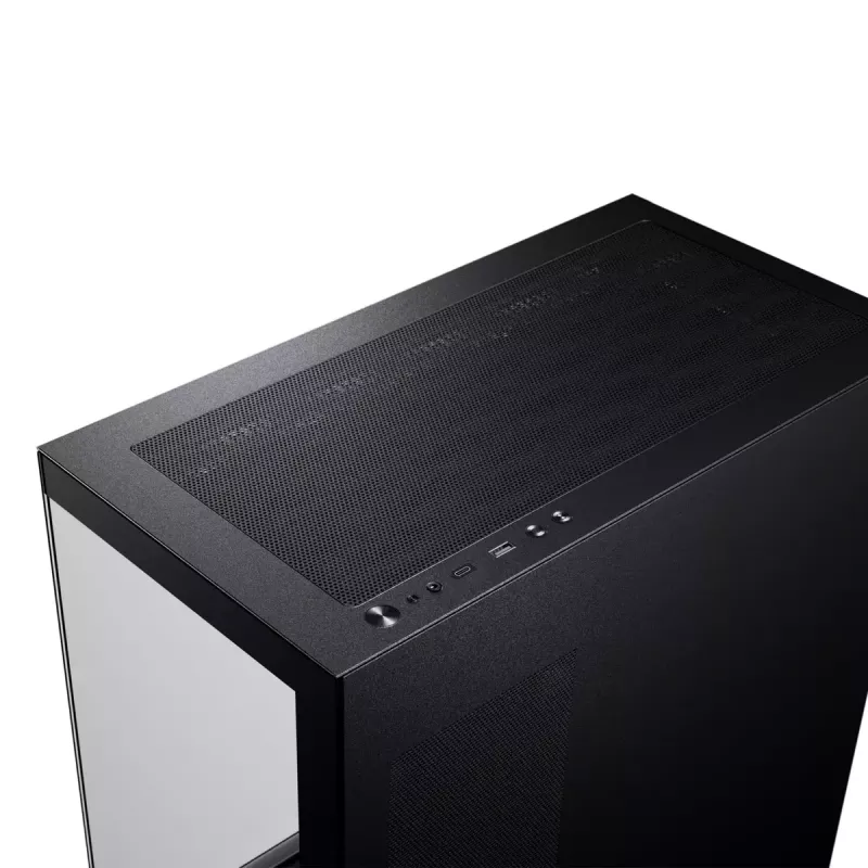 PC-Gehäuse Phanteks XT View Tower Schwarz — Midi-Tower, gehärtetes Glas, RGB, unterstützt ATX/EATX/Micro-ATX/Mini-ITX, GPU bis zu 41,5 cm, CPU-Kühler 184 mm