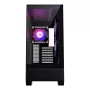 PC-Gehäuse Phanteks XT View Tower Schwarz — Midi-Tower, gehärtetes Glas, RGB, unterstützt ATX/EATX/Micro-ATX/Mini-ITX, GPU bis zu 41,5 cm, CPU-Kühler 184 mm