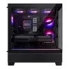 PC-Gehäuse Phanteks XT View Tower Schwarz — Midi-Tower, gehärtetes Glas, RGB, unterstützt ATX/EATX/Micro-ATX/Mini-ITX, GPU bis zu 41,5 cm, CPU-Kühler 184 mm
