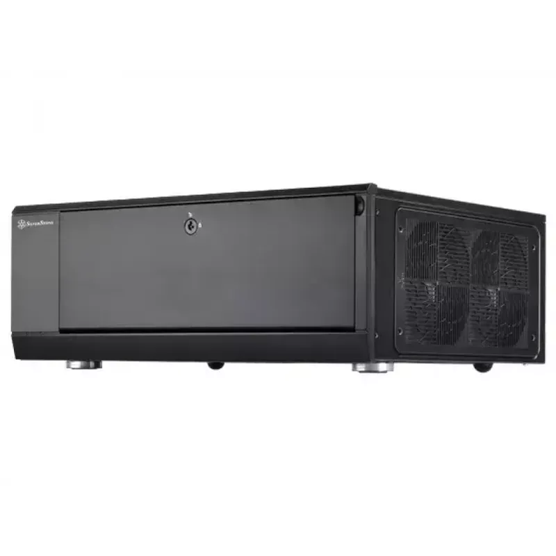 PC-Gehäuse Silverstone GD10 HTPC Schwarz