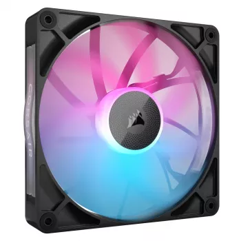 Corsair iCUE LINK RX140 RGB Lüfter, 14 cm, Schwarz, 300–1700 U/min, Magnetlager