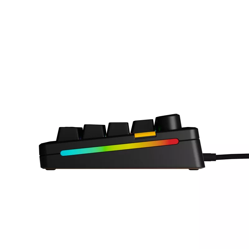 Glorious Gaming GMMK 3 HE 65% Prebuilt Wired Schwarz - US, Kabelgebunden, USB, Mechanisch, QWERTY, RGB LED, Schwarz