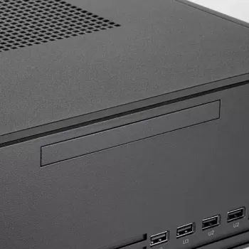 SilverStone MILO 11 SST-ML11B schlank Micro-ATX Desktop-PC-Gehäuse