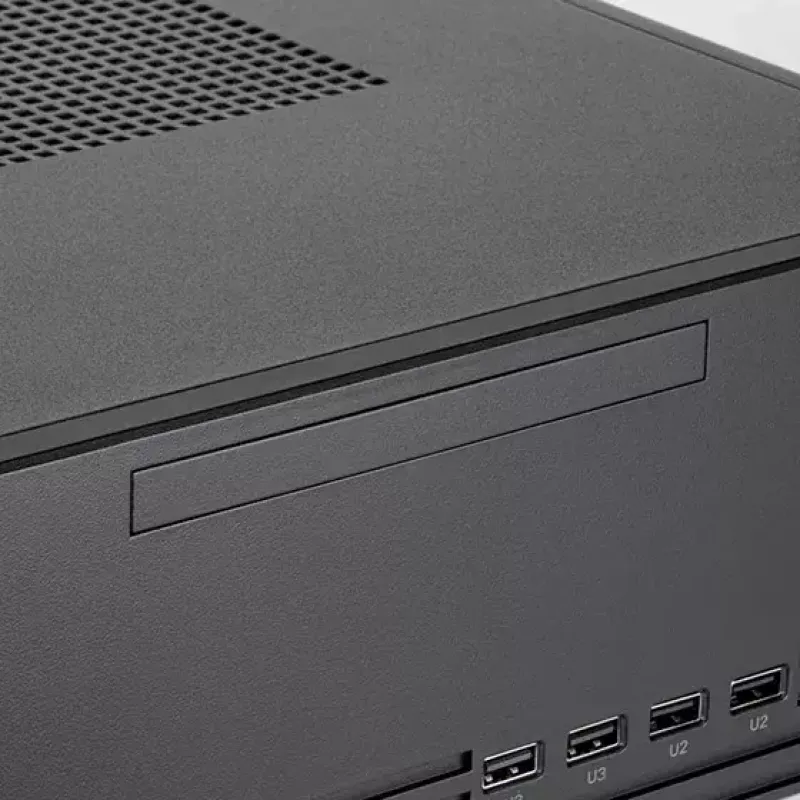 SilverStone MILO 11 SST-ML11B schlank Micro-ATX Desktop-PC-Gehäuse
