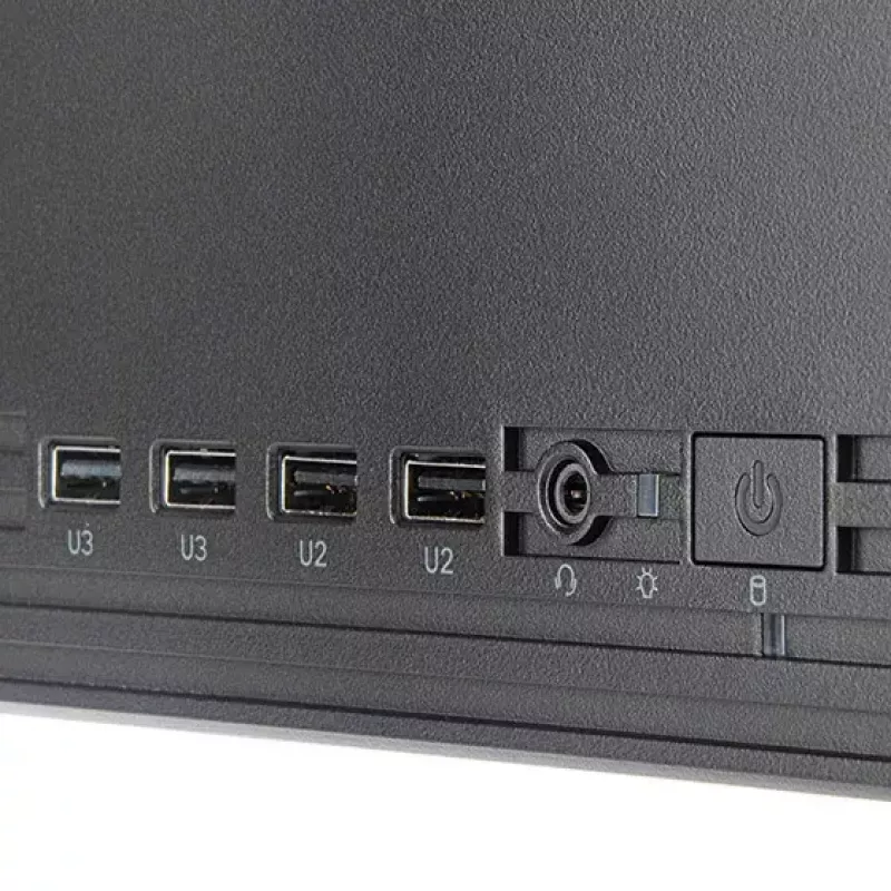 SilverStone MILO 11 SST-ML11B schlank Micro-ATX Desktop-PC-Gehäuse