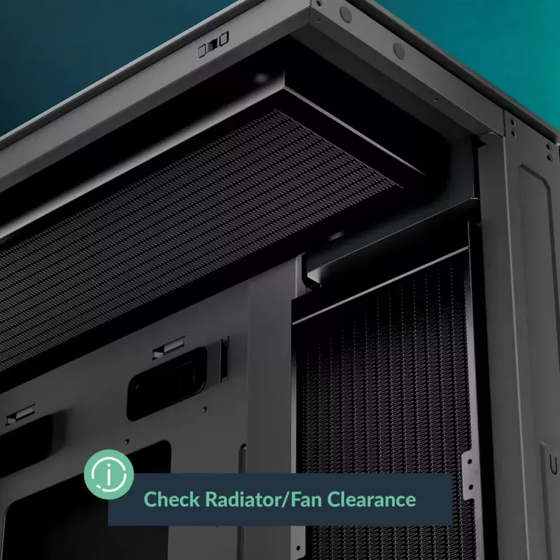 ARCTIC Xtender VG (Black) Premium E-ATX PC-Gehäuse mit vertikaler GPU-Montage