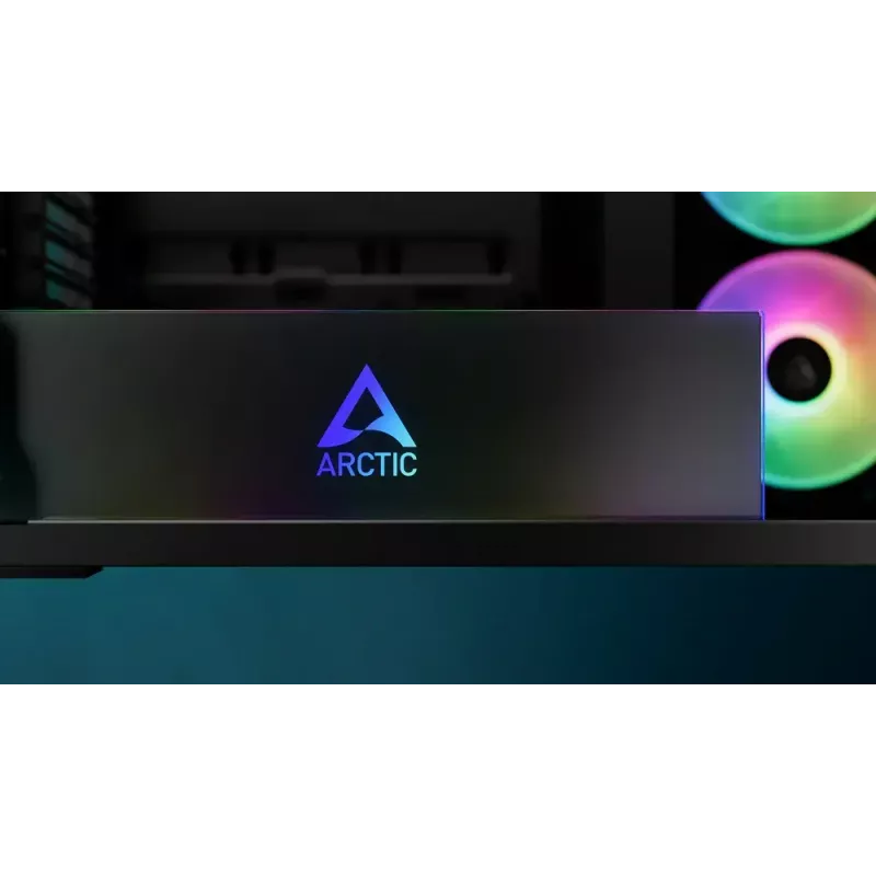 ARCTIC Xtender VG (Black) Premium E-ATX PC-Gehäuse mit vertikaler GPU-Montage