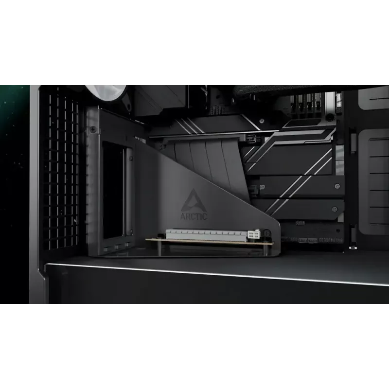ARCTIC Xtender VG (Black) Premium E-ATX PC-Gehäuse mit vertikaler GPU-Montage