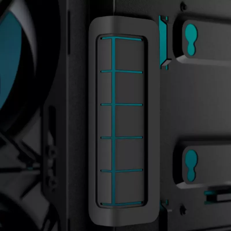 ARCTIC Xtender VG (Black) Premium E-ATX PC-Gehäuse mit vertikaler GPU-Montage