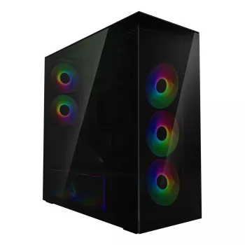 ARCTIC Xtender VG (Black) Premium E-ATX PC-Gehäuse mit vertikaler GPU-Montage