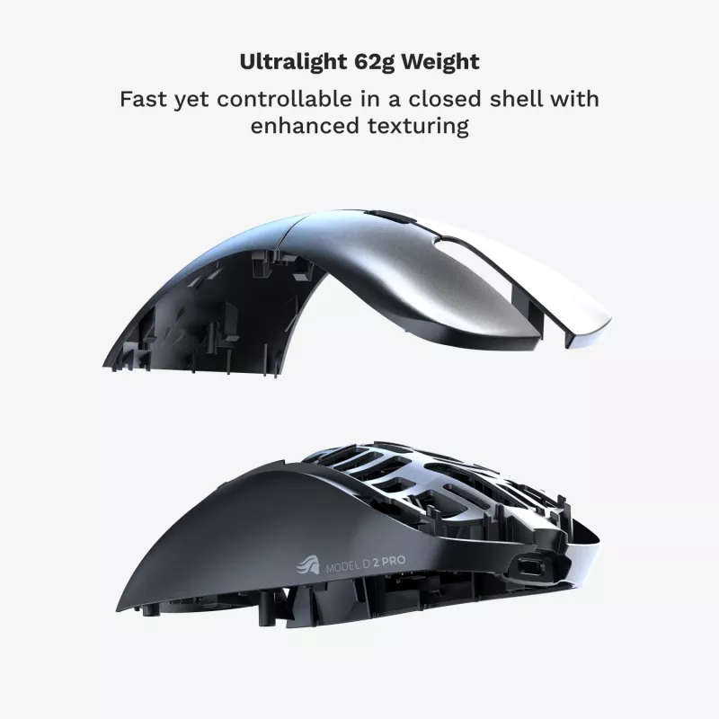 Glorious Gaming Glorious Model D 2 PRO Wireless - 1K Polling - Schwarz