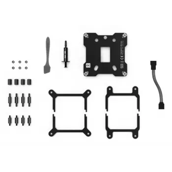 Water block Alphacool Core 1 LT Aurora Acrylic Copper Nickel Schwarz Transparent